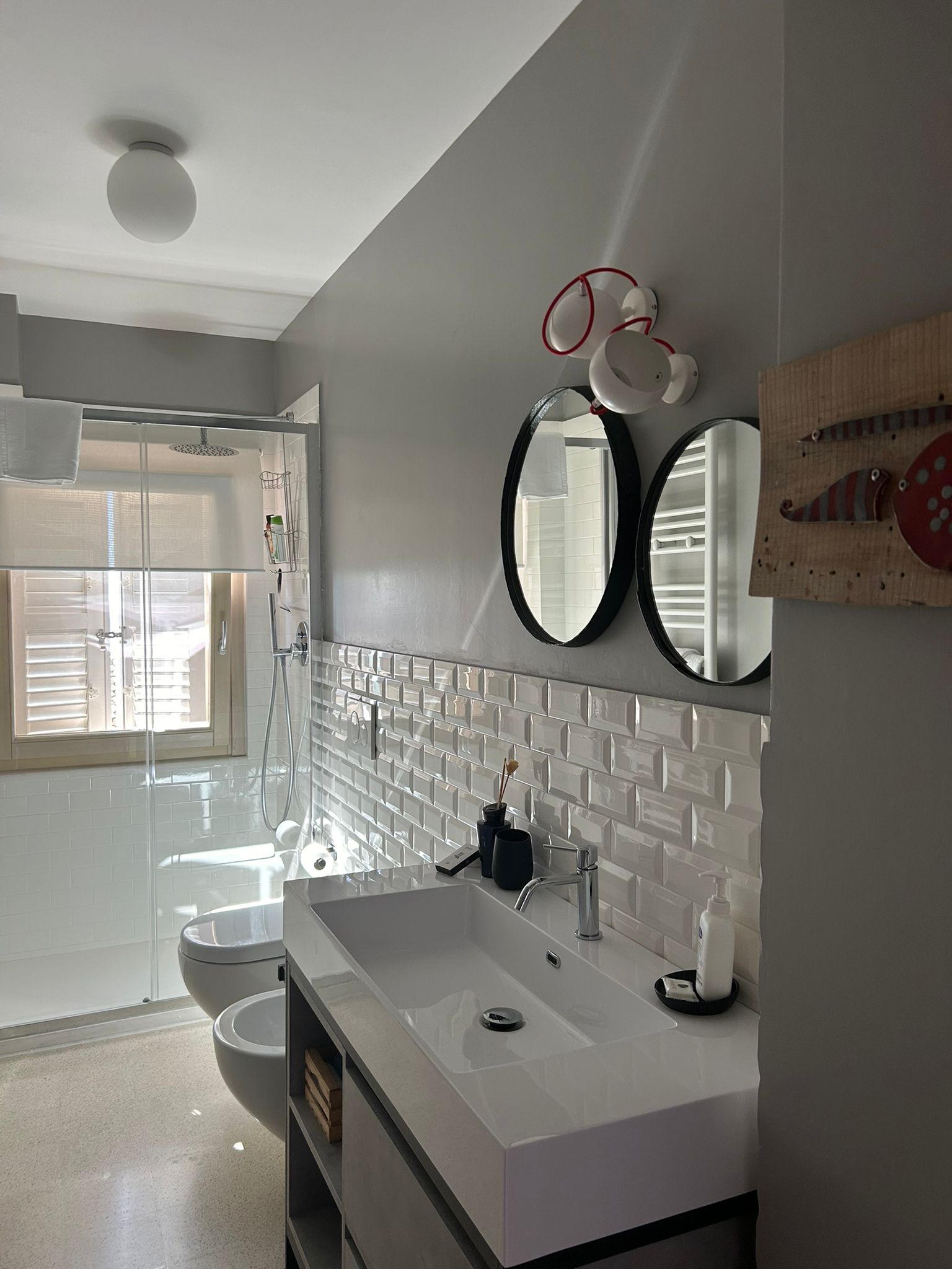 Bagno privato con doccia